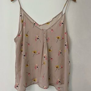 Lush, Stone Blush Women’s Spaghetti Strap Slip Blouse Size XL